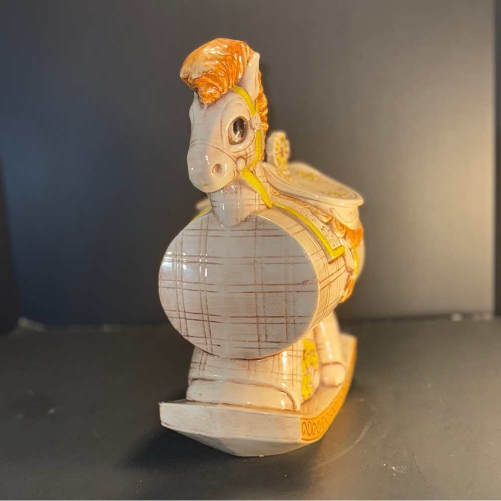 Vintage Treasure Craft Rocking Horse Cookie Jar - Picture 2 of 7